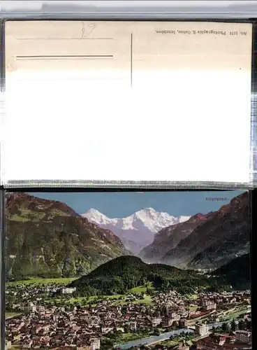309641,Interlaken Totale m. Jungfrau Bergkulisse Kt Bern