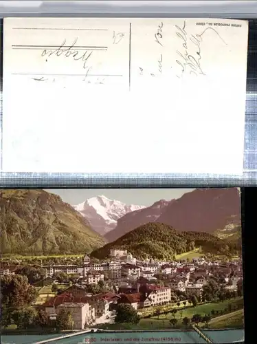 309642,Interlaken Totale m. Jungfrau Bergkulisse Kt Bern