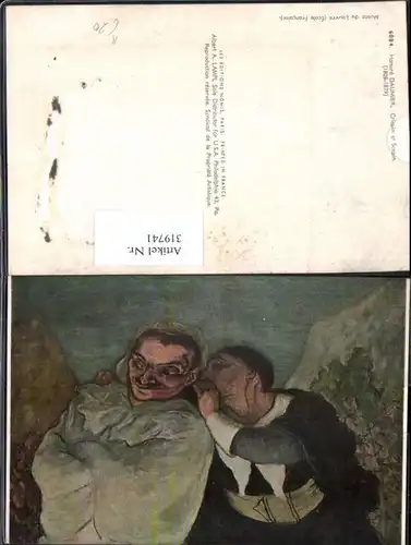 319741,Künstler Ak Honore Daumier Crispin et Scapin 