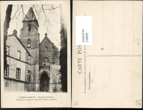 340898,Burgund Cote-Or St-Seine-l'Abbaye Chapelle des Moines Kirche