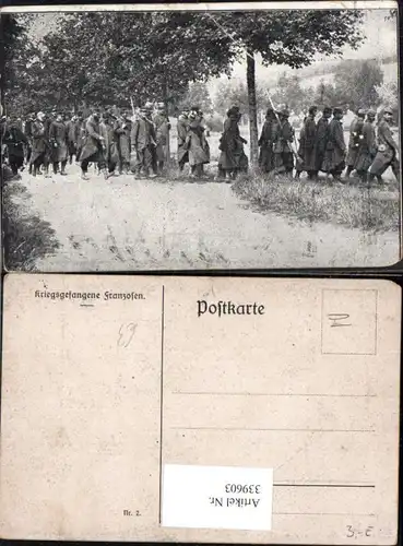 339603,WW1 Kriegsgefangene Franzosen 