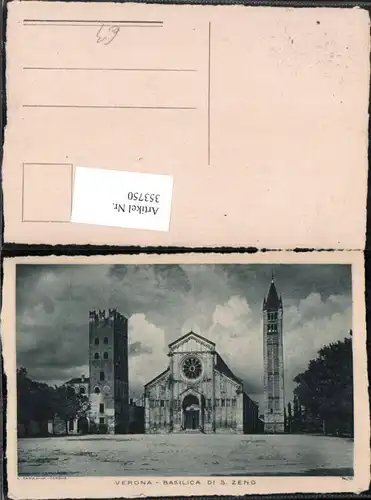 353750,Veneto Verona Basilica di S. Zeno Kirche
