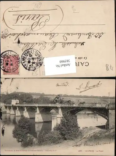385960,Ile-de-France Yvelines Le Pecq Le Pont Brücke