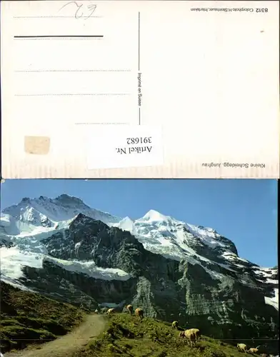 391682,Kleine Scheidegg Jungfrau Bergkulisse Kt Bern