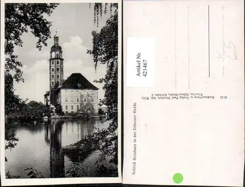 421467,Bad Schmiedeberg Schloss Reinharz in der Dübener Heide
