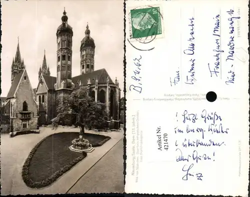 421470,Naumburg an d. Saale Dom Kirche