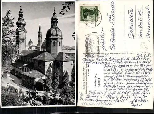 421888,Salzburg Erzabtei St. Peter Kirche