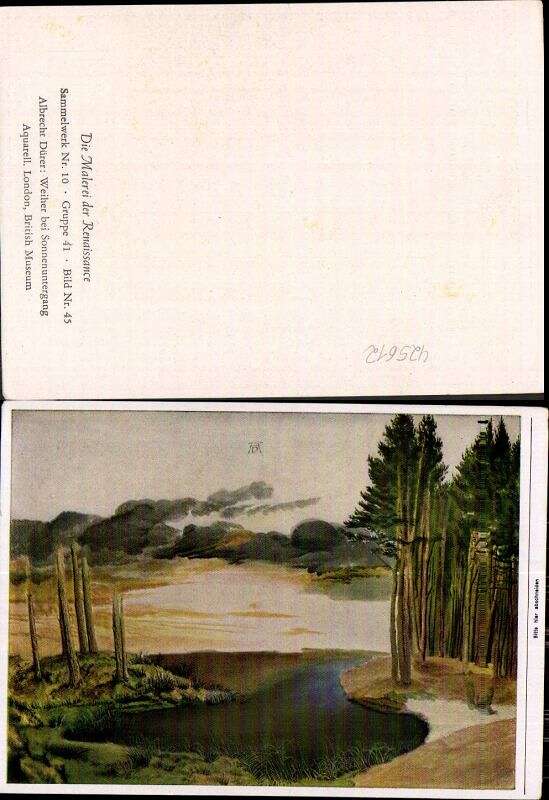 x14257; ALBRECHT DÜRER Weiher im Wald. Nr. x14257 oldthing