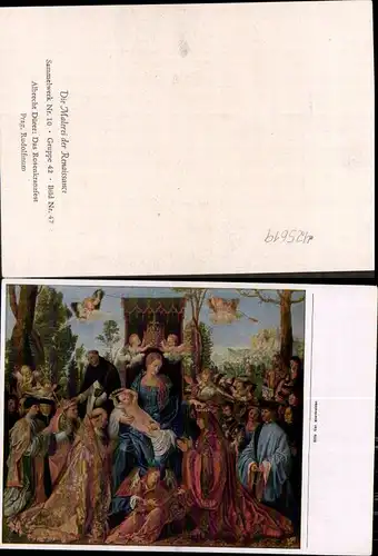 425619,Künstler Ak Albrecht Dürer Das Rosenkranzfest Renaissance