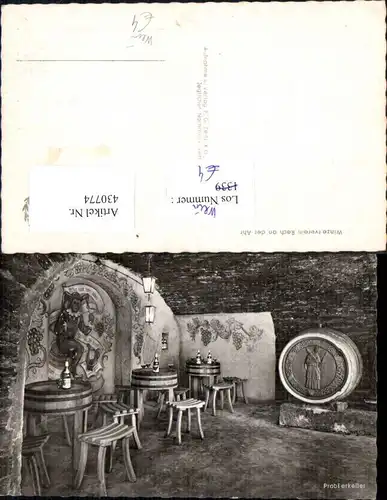 430774,Reklame Wein Winzerverein Rech an der Ahr Alkohol