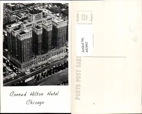 442962,Illinois Chicago Conrad Hilton Hotel Gebäude