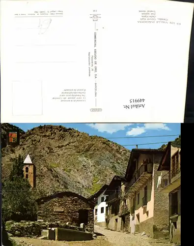 449915,Andorra Canillo Carrer tipic Gasse Brunnen