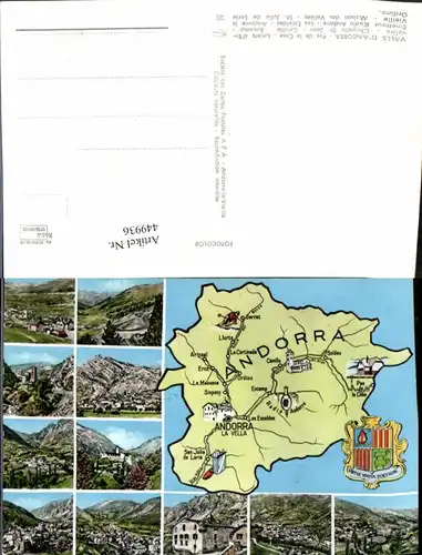 449936,Andorra Pas de la Casa Landkarte Ansichten Mehrbildkarte