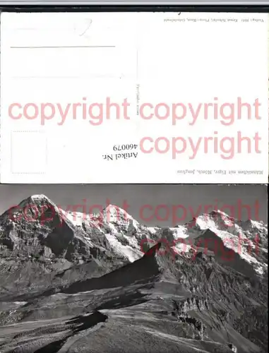 460079,Männlichen m. Eiger Mönch Jungfrau Bergkulisse Kt Bern