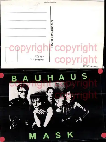 466724,Musiker Band Bauhaus