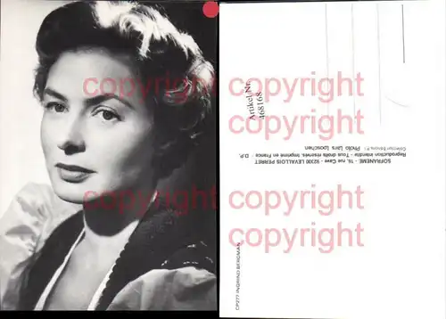 468168,Schauspielerin Ingrid Bergman Portrait