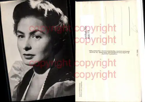 468173,Schauspielerin Ingrid Bergman Portrait
