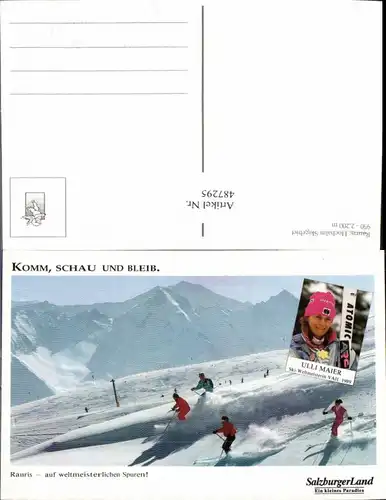487295,Sportler Ulli Maier Rauris Skifahren Ski Schi Piste