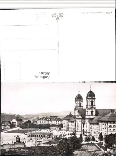 502803,Einsiedeln Kloster Kirche Kt Schwyz