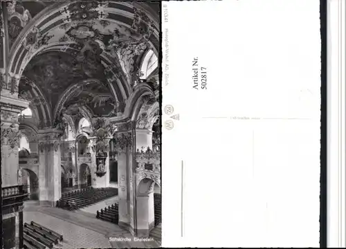 502817,Einsiedeln Stiftskirche Kirche Innenansicht Kt Schwyz