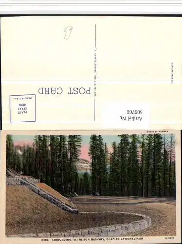 509766,Montana Glacier National Park Going-to-the-Sun Highway Loop Kurve