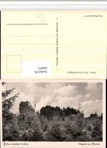 518413,Schierke am Brocken Wald Felsen Klippe