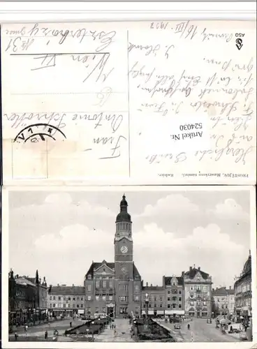 524030,Prostejov Proßnitz Masarykovo namesti Radnice Rathaus