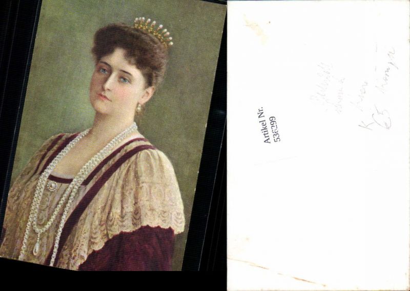 536299,Künstler AK Krone Schmuck Perlenkette kette halskette Nr. 536299