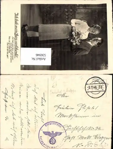 536946,Feldpost WW2 Dienststelle 11169 n. Fuchshof Ardagger Amstetten 1940