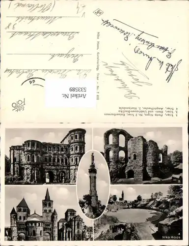 533589, Mehrbild AK, Trier Porta Nigra, Dom, Niko Haas Kunstverlag