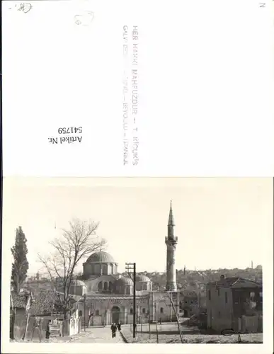 541759,Foto-AK Turkey Istanbul Moschee 