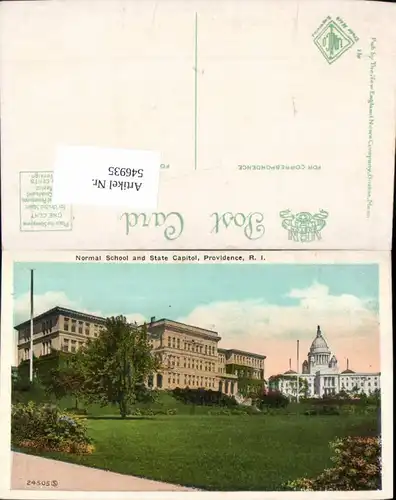 546935,Rhode Island Providence Normal School and State Capitol