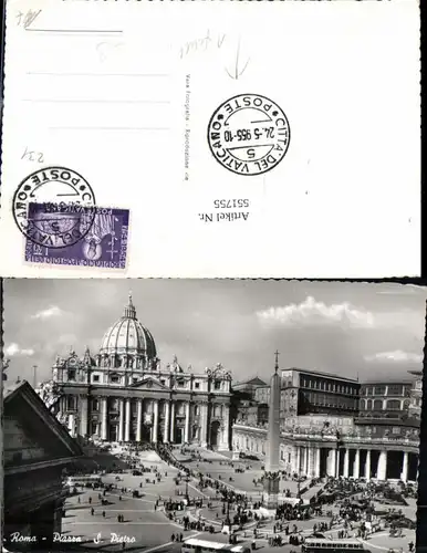 551755,Vatikan Vaticano Rom Roma Petersdom Petersplatz Bus Autobus