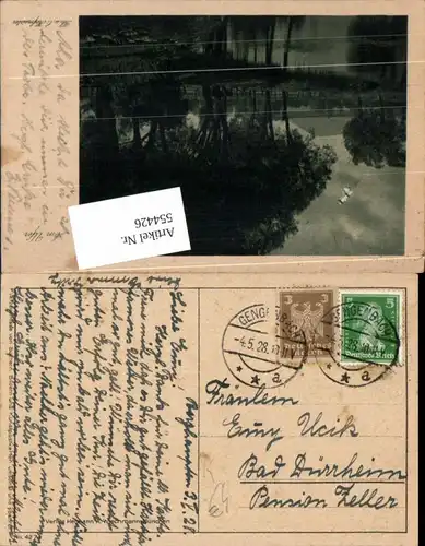 554426,Stempel Gengenbach n. Bad Dürrheim Pension Zeller