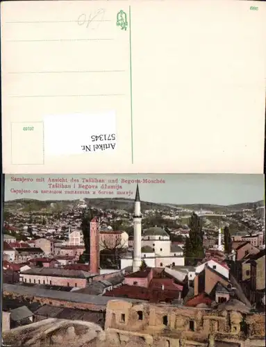 571345,Bosnia Sarajevo Begova Moschee Taslihan 