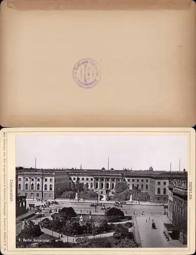 577363,Kabinett CDV Foto Berlin 1890 Universität pub Rob. Prager