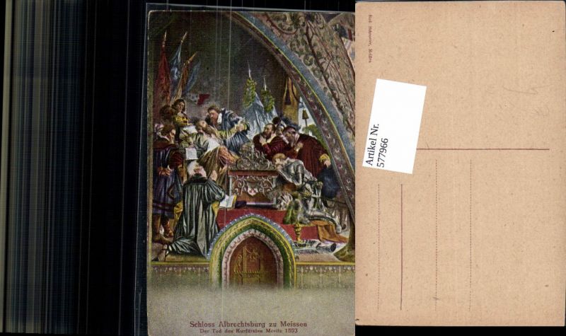 577966,Frühe Neuzeit Schloss Albrechtsburg Meissen Der Tod des