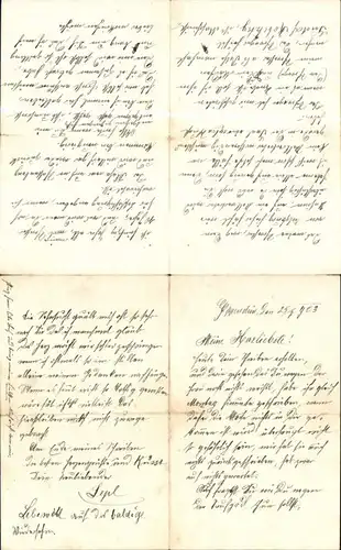 579362,Brief 1903 Eppenstein Weißkirchen Bezug Fam. Hermentin u. Kopetzky