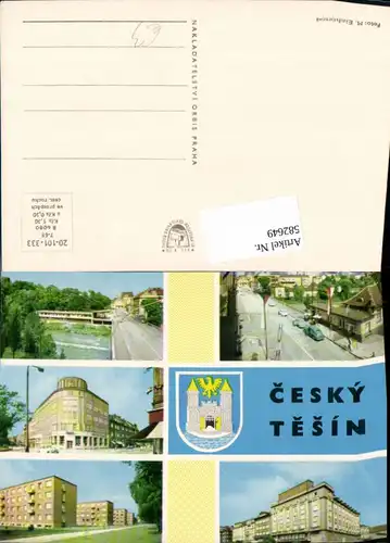 582649,Mehrbild Ak Cesky Tesin Tschechisch-Teschen Czech Republic
