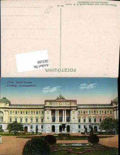 583180,Ukraine Galizien Lemberg Lwow Lwiw Landtag