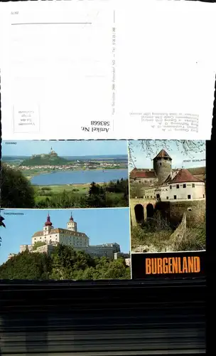 583668,Mehrbild Ak Burg Güssing Schloss Forchtenstein Burg Schlaining