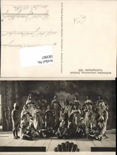583967,tolle Foto-AK Feldkirch Lehrerseminar Faschingstheater Fasching Karneval 1926