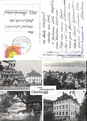 586077,Mehrbild Ak Glarisegg Freie Bildungsstätte Steckborn Switzerland