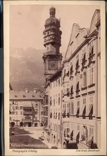 400667,CDV Innsbruck Herzog Friedrichstrasse Goldenes Dachl pub Fritz Gratl