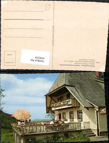 439239,Oberprechtal im Schwarzwald Höhengasthaus Pension Landwassereck
