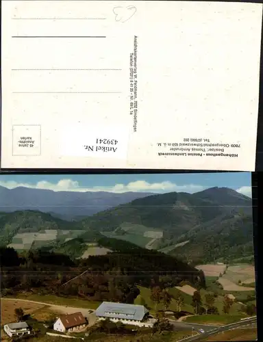 439241,Oberprechtal im Schwarzwald Höhengasthaus Pension Landwassereck