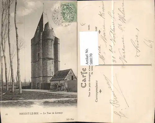 588170,Nogent-le-Roi La Tour de Lormaye Turm France