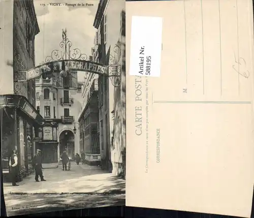 588195,Vichy Passage de la Poste Post France