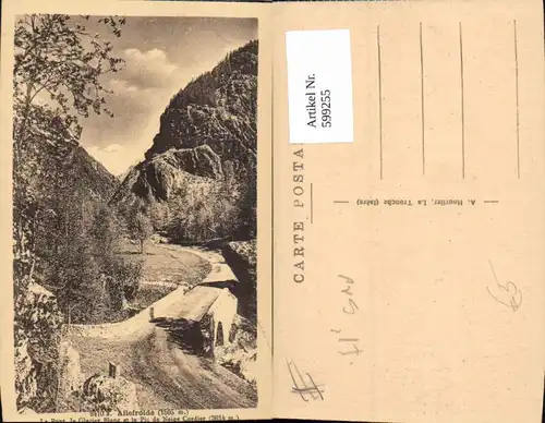 599255,Ailefroide Le Pont le Glacier Blanc et le Pic de Neige Cordier Brücke France