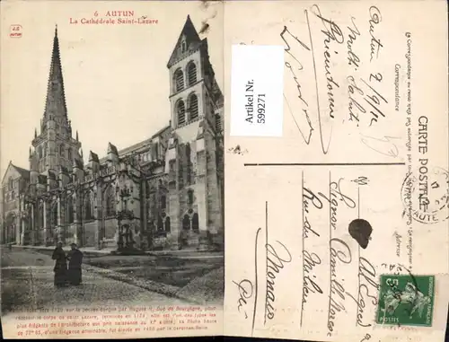 599271,Autun La Cathedrale Saint-Lazare Kathedrale France